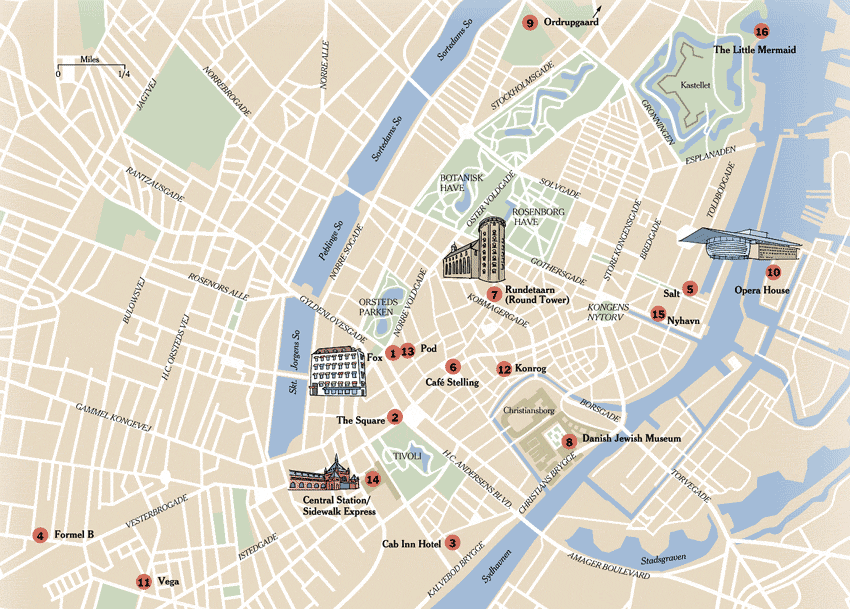 Mapa_Copenhague_Centro