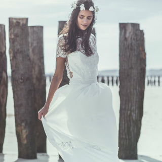 Colección vestidos de novia 2014 by Laure de Sagazan